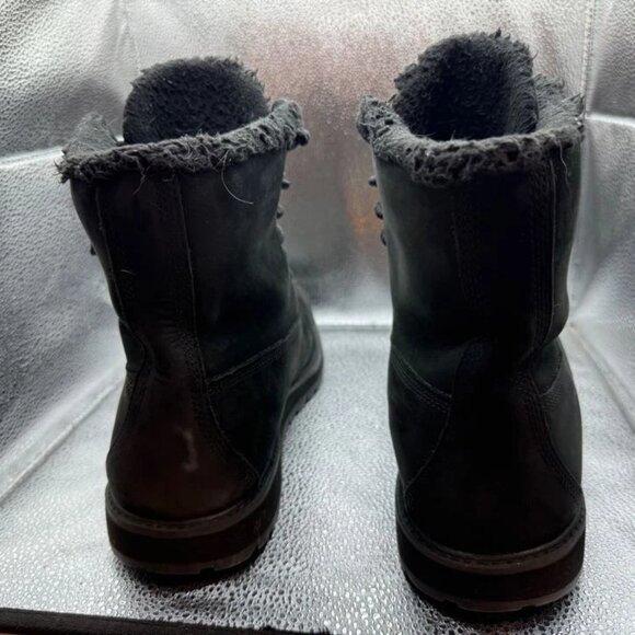 Size 11 Timberland Richmond Ridge Mens Black Fur Lined Leather‎ Waterproof Boots main image 5